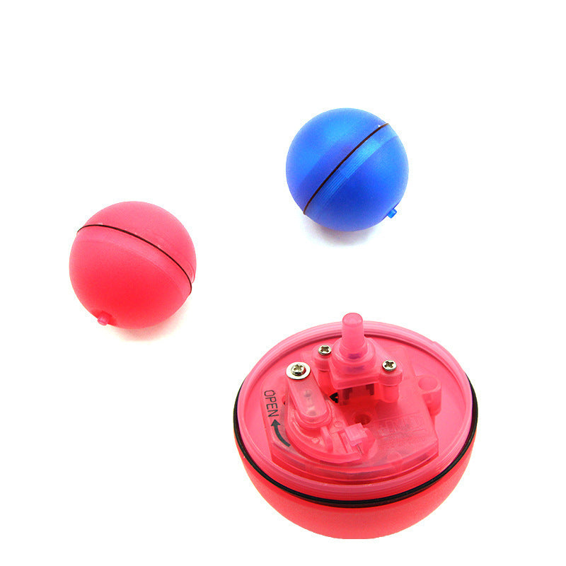 LED Laser Electronic Rolling Toy – Interactive 360° Smart Cat Ball with Lights & Catnip