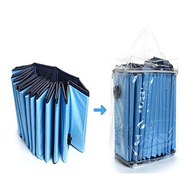 Pet Foldable Swimming Pool – Extra-Durable 0.5mm PVC, Anti-Slip, Quick-Drain, Portable Dog Pool (XXS–XL / 50×8cm – 80×30cm)