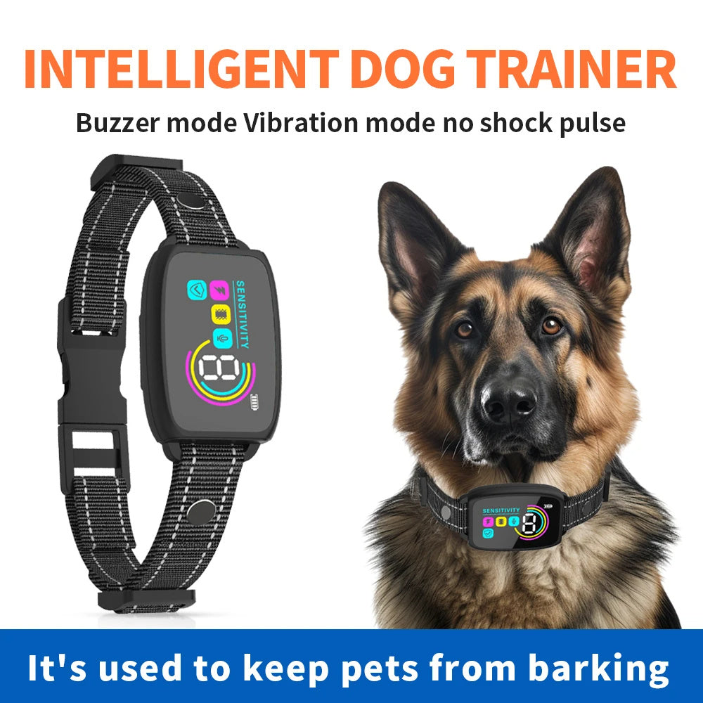 Smart Anti-Barking Collar – Intelligent Dog Trainer for Safe Bark Control