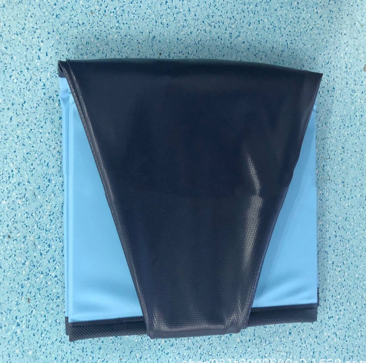 Pet Foldable Swimming Pool – Extra-Durable 0.5mm PVC, Anti-Slip, Quick-Drain, Portable Dog Pool (XXS–XL / 50×8cm – 80×30cm)